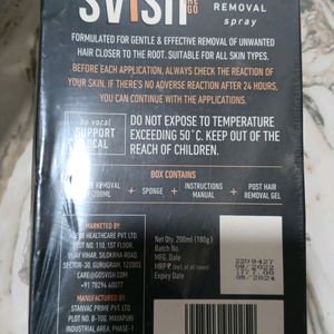 SVISH HAIR REMOVAL SPRAY KIT