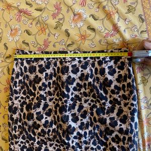 Heidi Klum Y2k Cheetah Print Skirt