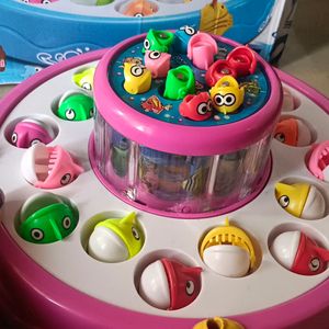 Double Layer Fishing Game For Kids