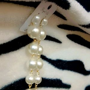 Crystalane Long Pearl EarringsName