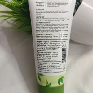 Plum Green Tea Pore Cleansing Face Wash