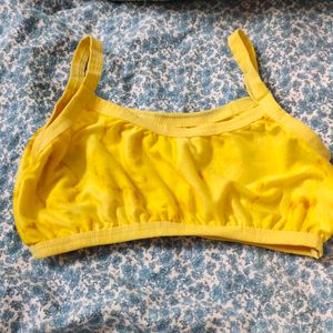 Lemon Yellow Bra