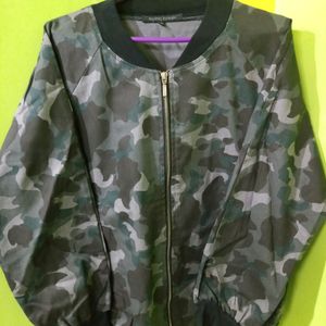 Camo Print Jacket