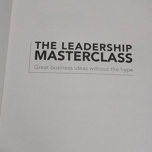 Leadership Masterclass Book Business Ideas