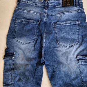 Cargo Denim Jeans