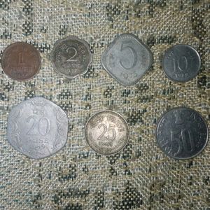 1 To 50 Paisa Coin Very Rare