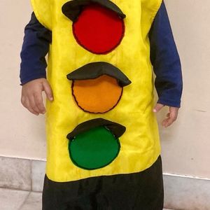 Unisex Traffic Signal Costume( Fabric With Lining)