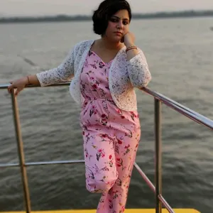 Light Pink Coloured Floral Print Jumpsuit