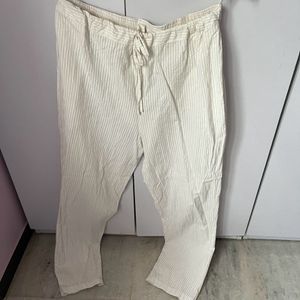 Cotton Striped Trouser