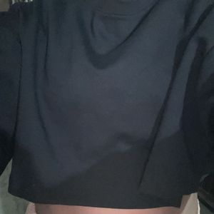 Black Crop Top For Women