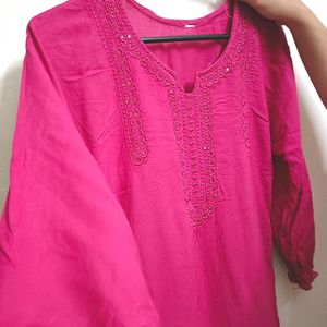 Pink Kurti