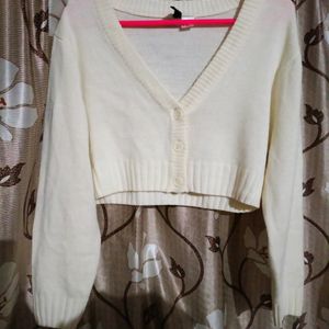 H&M Cream Cardigan