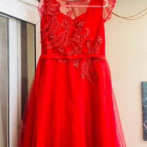 Red Colour Gown For wedding