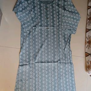 Grayish Blue Kurti