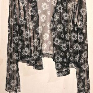 Sunflower Printed Shrug