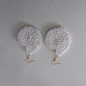 Sea Shell Crochet Earings 🐚