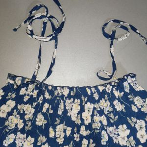 Floral Tube Sleeveless Top