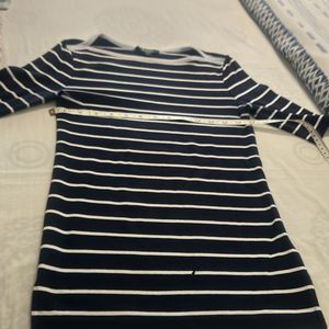 Ralph Lauren T Shirt   With White Stripes