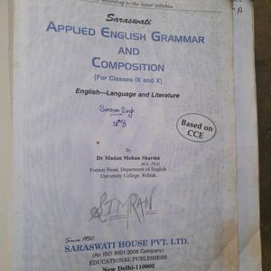 Applied English Grammer And Composition