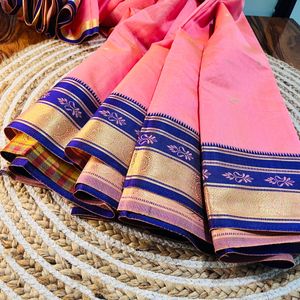 Elegant New Pink Saree