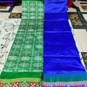 Royal Blue sambalpuri bomkei patta saree #Odisha Handlooms