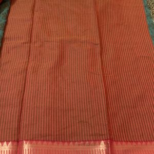 New Silk Cotton Officewear Saree For Grabs