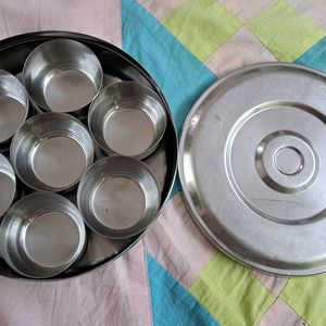 😊😊KITCHEN UTILITY ITEM STEEL MASALA BOX