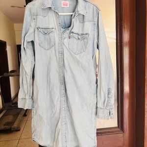 Levi’s   Shirt  Dress In Denim