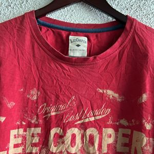 Combo Of 2 Red Lee Cooper TShirts