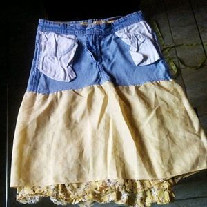 Yellow Colour Skirt