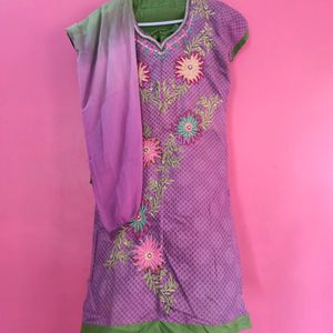 Pattialla Salwar Suit Pure Cotton