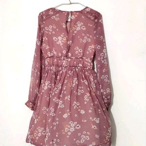 Faballey Floral Fit&Flair Mini Dress