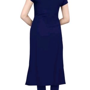 Navy Blue Kurti