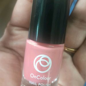 On Colour Nail Polish Peach Pink Shade