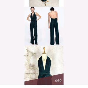 Zara Haulter Neck Jumpsuit