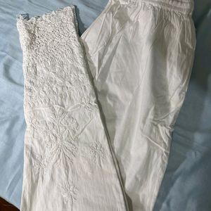 Pure Cotton Border Work Pant