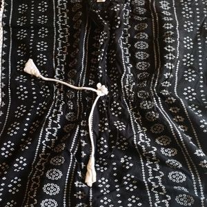 Like New Black Kaftan For Kids In Pure Cotton