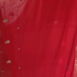 Saree With Attached Blouse Piece