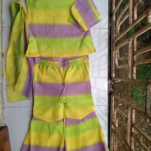 Less FRILLED Sharara Suit (5-6 Years)