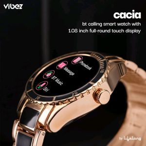 New Vibez By Lifelong Smartwatch Women Bt Calling