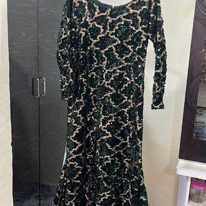 Velvet Green Gown