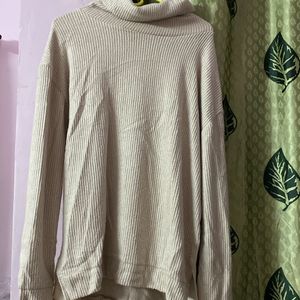 High Neck Knitted Pullover