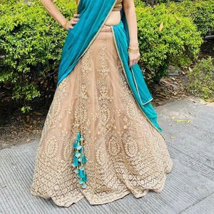 Golden Lehenga Only