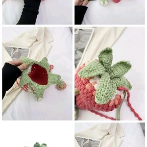 Crochet Strawberry 🍓 Bag