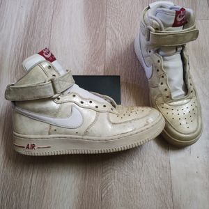 Nike Air Force 1 High OG Cream Red 344080-111