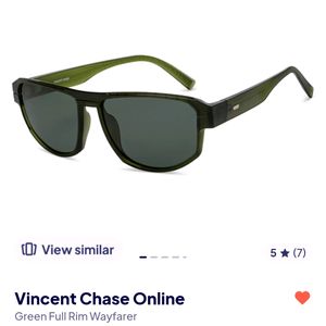 Lenskart Green Full Rim Wayfarer Vincent Sunglasse