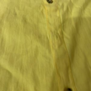 Yellow Men Shirt