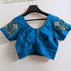 NEW!!!Blue Designer Blouse