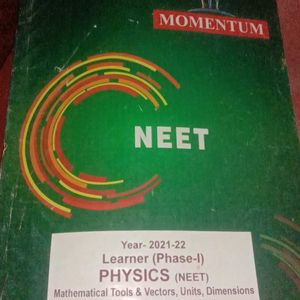 MOMENTUM All Physics Chemistry Botany Neet Book