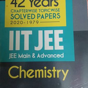 42 Years Chapterwise Solved Papers JEE Chemistry